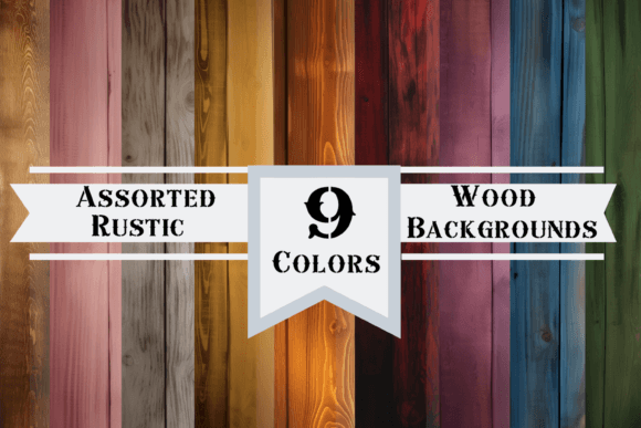 Bring Natural Texture to Your Projects with Rainbow Wood Backgrounds