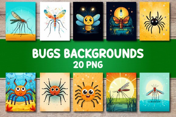 Bugs Backgrounds for Covers: Captivating Designs for Creatives