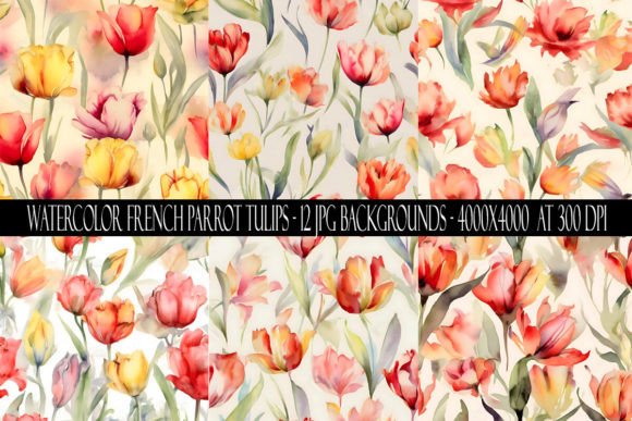 French Parrot Tulip Backgrounds: Elevate Your Creative Projects