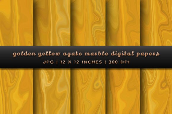 Golden Yellow Agate Marble Backgrounds: Elevate Your Designs