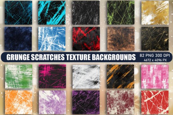 Grunge Scratches Texture Backgrounds: Adding Raw, Authentic Edge