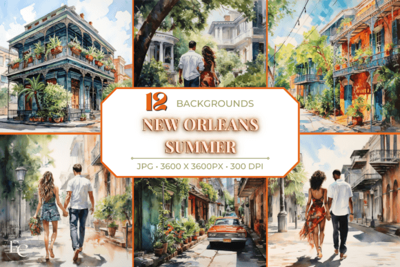 Immerse Your Audience: New Orleans Romance Travel Backgrounds