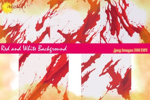 Red and White Backgrounds: Bold Design Assets for Your Projects