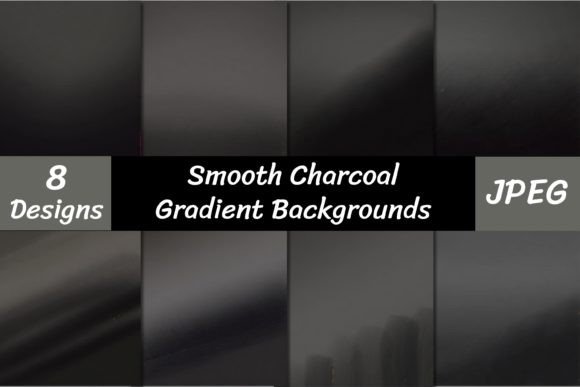 Rich Depth: The Allure of Charcoal Gradient Texture Backgrounds