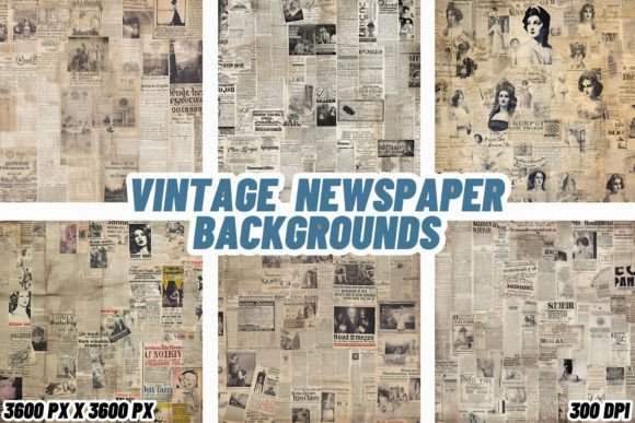 The Enduring Appeal of Vintage Newspaper Backgrounds