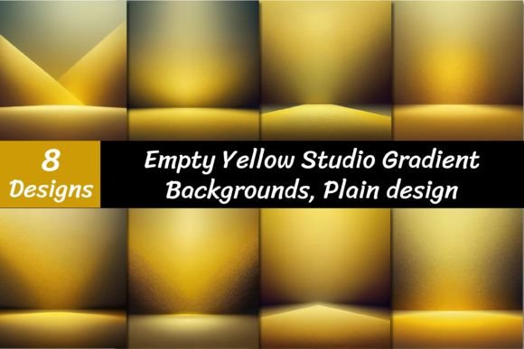 Yellow Studio Gradient Backgrounds: A Designer's Warm Asset
